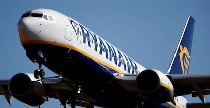 Un avión de Ryanair en una imagen de archivo. 