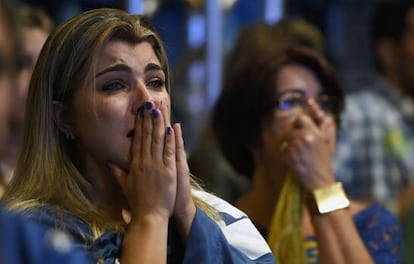 Simpatizantes do PDSB na noite eleitoral em Belo Horizonte.