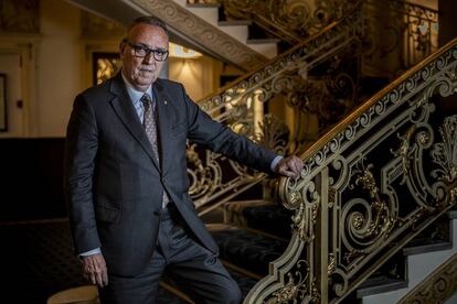 El presidente de Turismo de Barcelona, Joan Gaspart, en el hotel Avenida Palace.