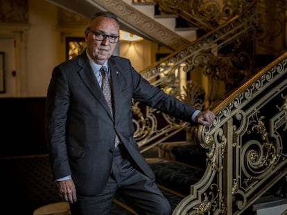 El presidente de Turismo de Barcelona, Joan Gaspart, en el hotel Avenida Palace.