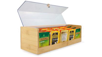 Caja de almacenamiento de té