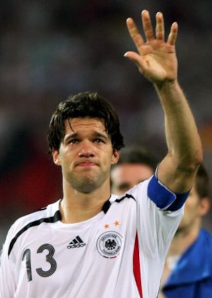 Ballack, tras perder ante Italia en las semifinales de la Copa del Mundo de 2006