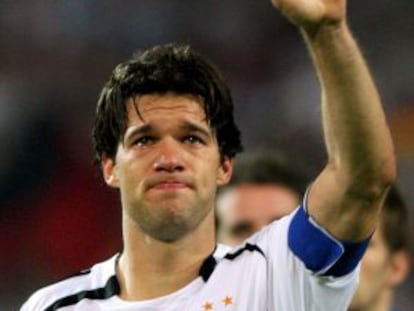 Ballack, tras perder ante Italia en las semifinales de la Copa del Mundo de 2006