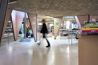 Interior de Can Casacuberta en Badalona.