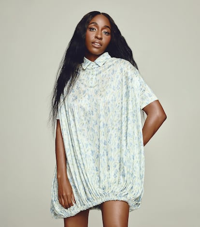 Vestido de flores de LOEWE.