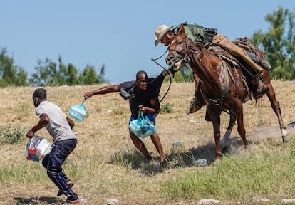 Frontera de Texas haitianos perseguidos