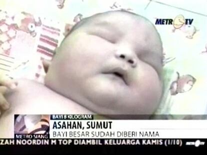 Un gran bebé de 8,7 kilos