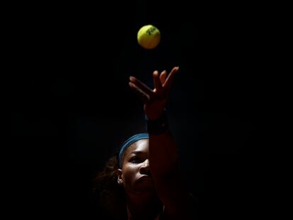 Serena Williams, durante un partido de 2013 en Madrid.