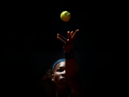 Serena Williams, durante un partido de 2013 en Madrid.