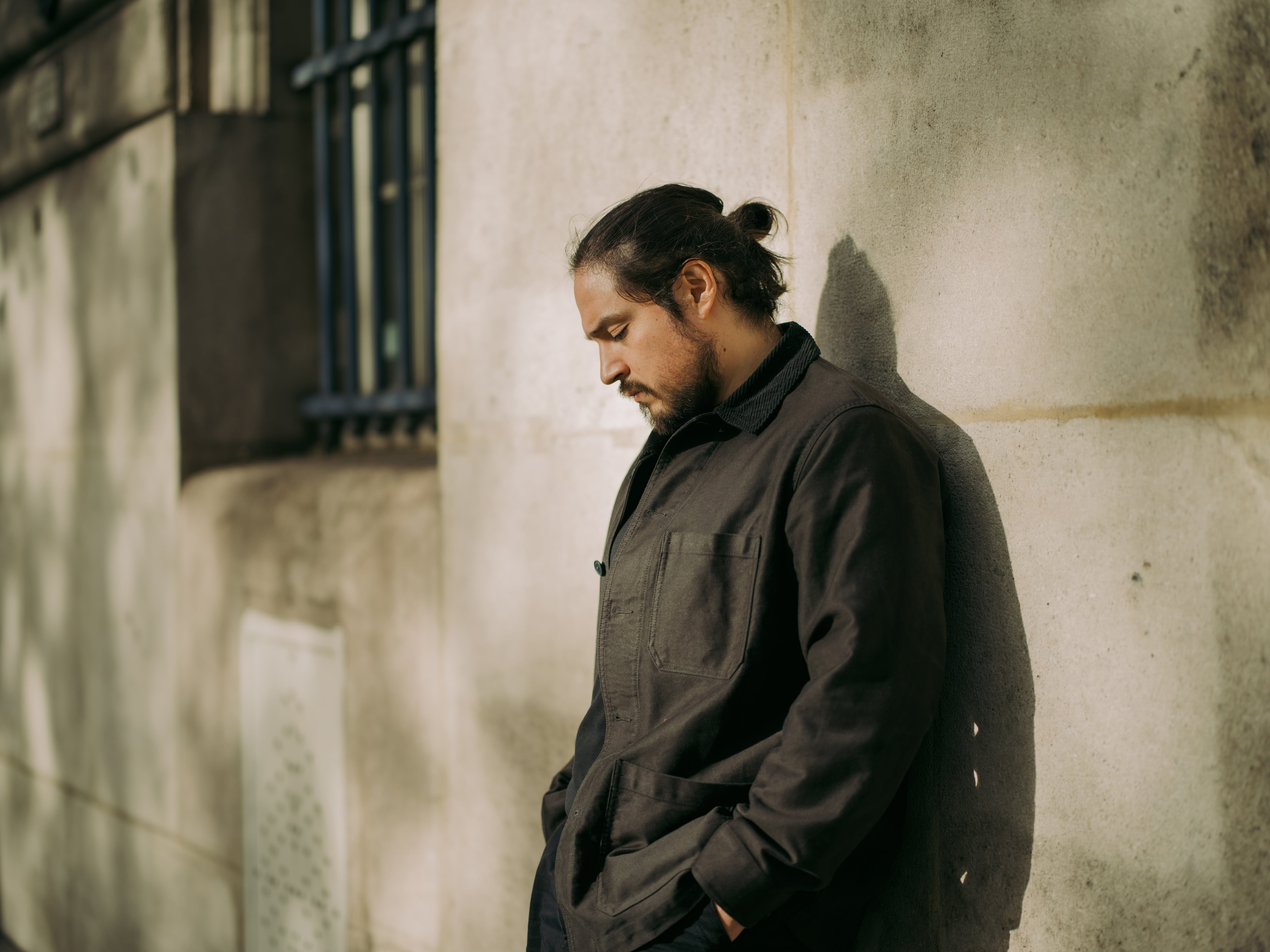 David Fritz Goeppinger superviviente del ataque en el Bataclan en 2015, fotografiado en Quai de l'Hotel de Ville.