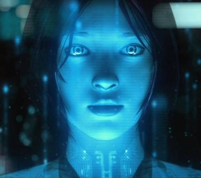 <p>Siri (Apple), Alexa (Amazon), Cortana (Microsoft; en la imagen, en su apariencia futura según el videojuego Halo) y el Google Assistant son asistentes de voz (todos mujeres) integrados en dispositivos que hoy ya pueden hacer muchas cosas por ti. Pero están muy cerca de poder hacer mucho más. La implantación de la inteligencia artificial va a hacer que pasemos de adaptar nuestras peticiones para que las entienda el ordenador a que el ordenador sea quien se adapte a nosotros. Poder comunicarnos con las máquinas a través de la voz abre un mundo de posibilidades que permitirán interactuar con 'apps' o con los objetos de nuestra casa con una palabra. La consultora Visiongain estima que se trata de un mercado con un valor superior a los 1.000 millones de euros, cuando en 2014 rondaba los 500.</p>