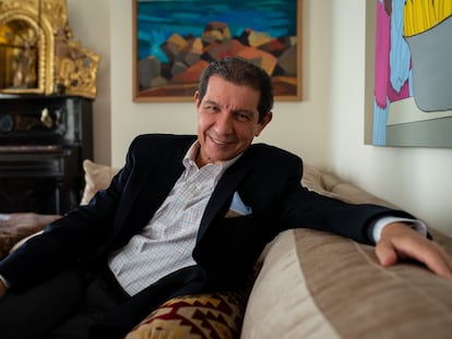 José Félix Lafaurie, presidente de la Federación Colombiana de Ganaderos, en su casa de Bogotá el pasado miércoles.
