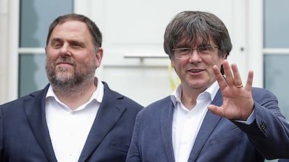 Oriol Junqueras y Carles Puigdemont