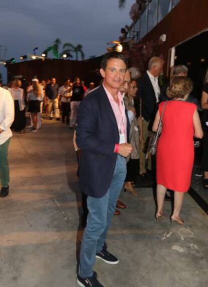 El exprimer ministro francés Manuel Valls en el Festival Starlite en Marbella.