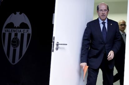 Manuel Llorente, pictured at Friday's press conference.