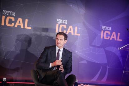 El presidente de Ciudadanos, Albert Rivera, en Burgos.