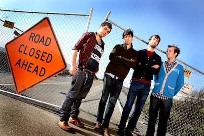 Vampire Weekend in 2008, in its ‘preppy indie’ moment.