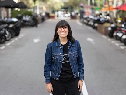 Noelia Ceroni, en el barrio del Eixample.