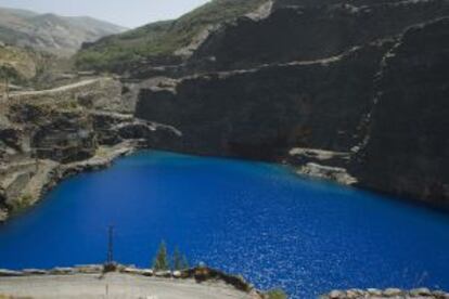 Embalse a 400 metros de la desembocaura del Sil