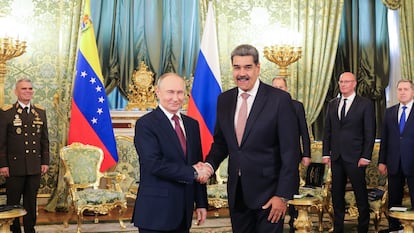 Vladímir Putin y Nicolás Maduro