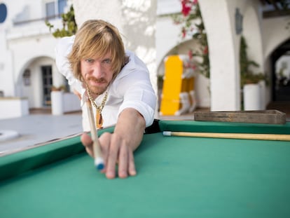 Ken Appledorn, durante un momento de la entrevista, en Cádiz.