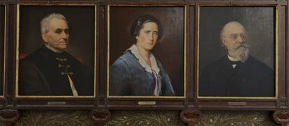 El retrato de Clara Campoamor ha sido recientemente incorporado a la galería de retratos del Ateneo de Madrid.