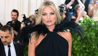 Kate Moss, durante la gala del Museo Metropolitano de Nueva York de 2018.