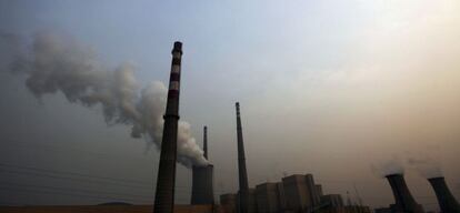 Central de energía en Pekín, China