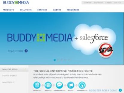 Salesforce compra Buddy Media por 550 millones