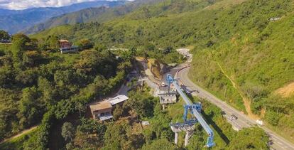 Autopista al Mar 1, vía que construye Sacyr en Colombia.