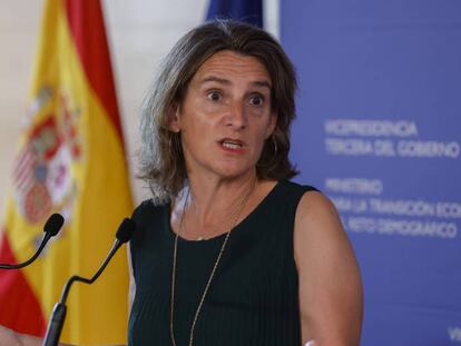 La ministra para la Transición Ecológica y el Reto Demográfico, Teresa Ribera.
 