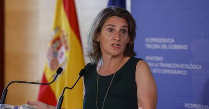 La ministra para la Transición Ecológica y el Reto Demográfico, Teresa Ribera.
 