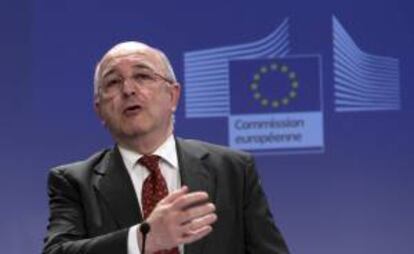 El vicepresidente de la Comisión Europea (CE), Joaquín Almunia. EFE/Archivo