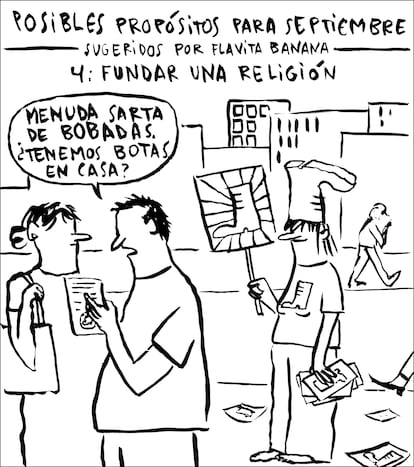 Viñeta de Flavita Banana del 4 de agosto de 2025