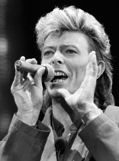 Concierto en Madrid de David Bowie en 1987.