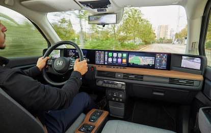 Interior del Honda E 2020