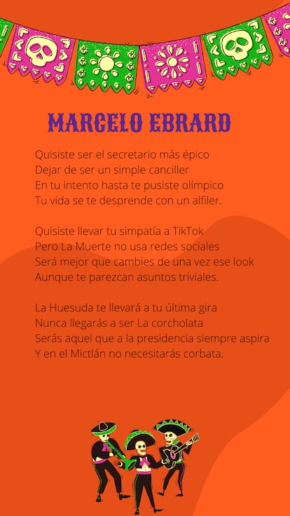 Calaverita literaria a Marcelo Ebrard.