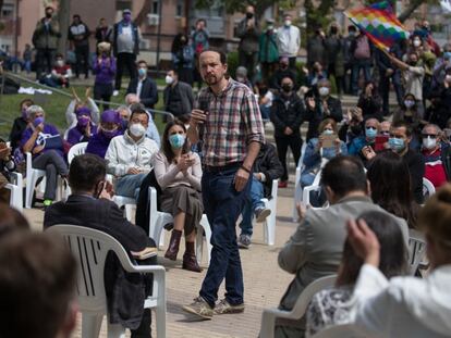 Un día con el candidato de Unidas Podemos, Pablo Iglesias