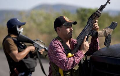 Autodefesas em Michoac&aacute;n.