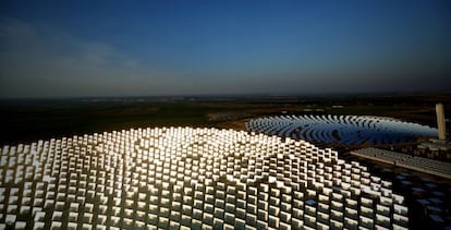 Planta solar de Abengoa.