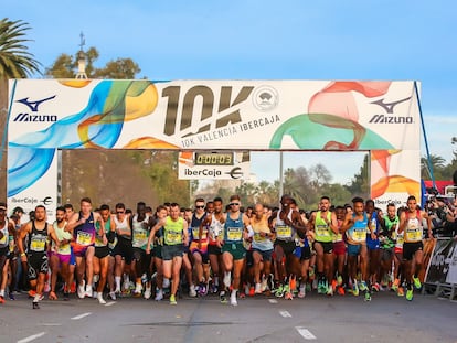 Salida del 10K Ibercaja de 2023, en una imagen cedida por la competición.