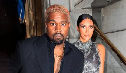 Kanye West y Kim Kardashian, en un evento el 3 de diciembre en Nueva York.