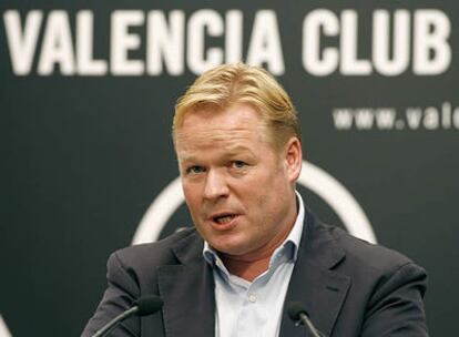 Ronald Koeman, durante su presentación