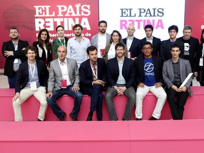 Representantes de las quince &#039;startups&#039; presentes en EL PA&Iacute;S RETINA.