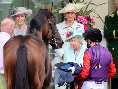 La reina Isabel II, en el hipódromo de Ascot, en junio de 2021.