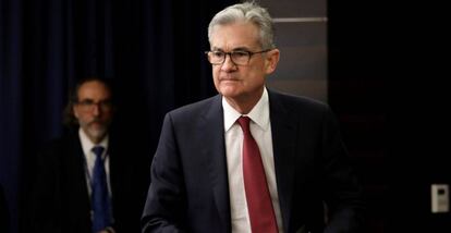 Jerome Powell, presidente de la Fed, el mi&eacute;rcoles.