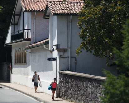 Imagen este viernes del exterior del palacio de La Cumbre, en pleno centro de San Sebastián.