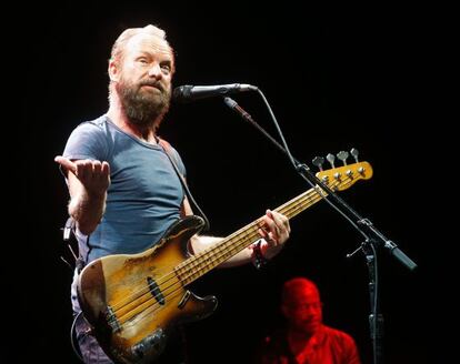 Sting en concert a Cap Roig.