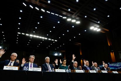 U.S. Senate Banking, Housing and Urban Affairs Committee oversight hearing on Wall Street firms, on Capitol Hill in Washington, U.S., December 6, 2023