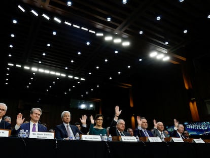 U.S. Senate Banking, Housing and Urban Affairs Committee oversight hearing on Wall Street firms, on Capitol Hill in Washington, December 6, 2023.